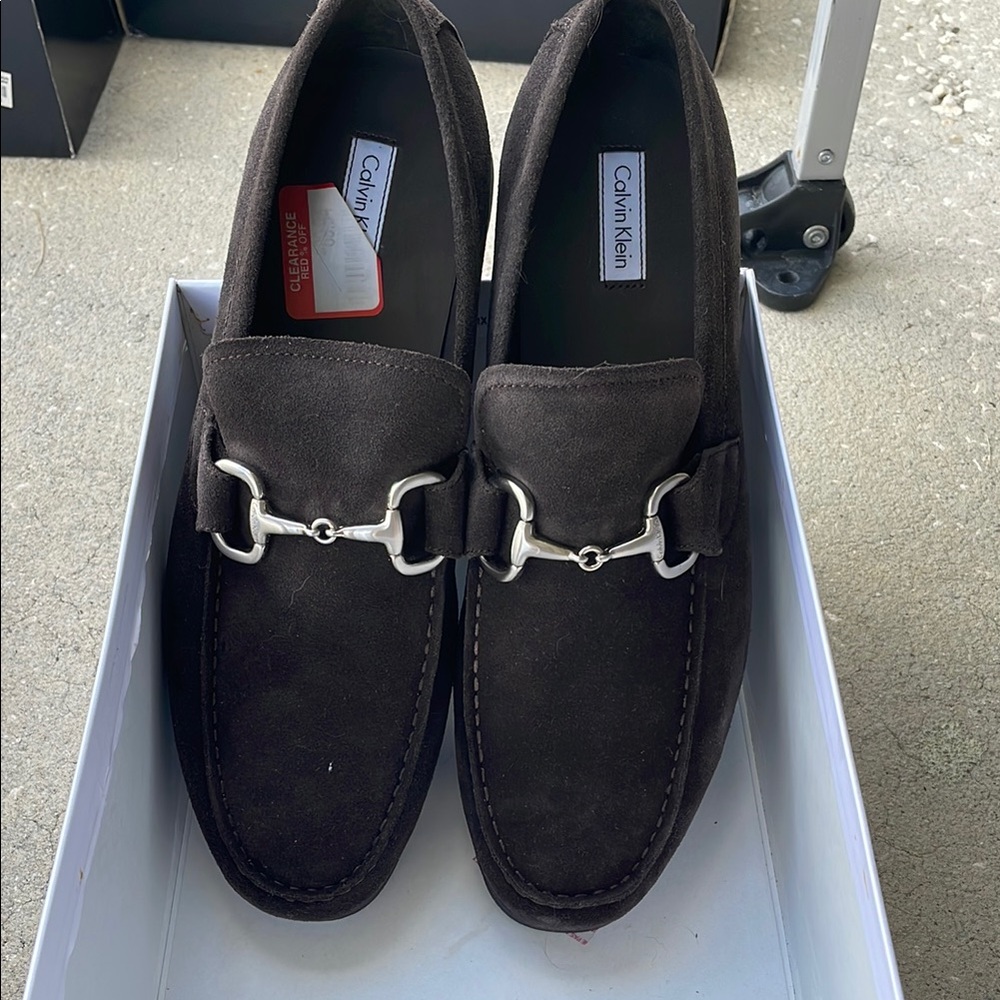 NWT - Calvin Klein Men's Brown Loafers